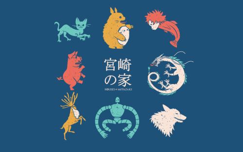 preludetowind: 1280x800 Ghibli Wallpapers from TeePublic / Click on image for source