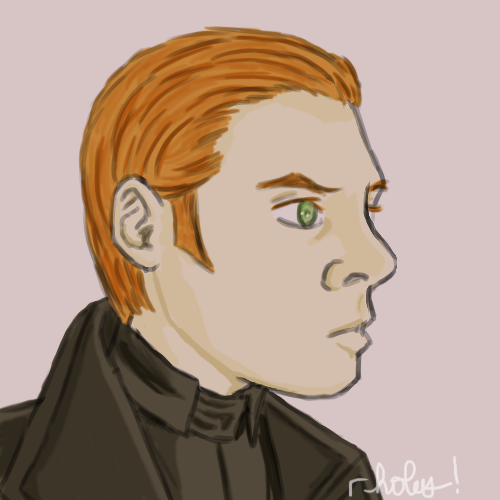 Hux practice. If only I could draw Kylo so easily! Still adjusting to having a touchscreen laptop bu