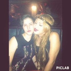 Leztiger666666:  Tbt With My Boo Riley Aka (Johnny )😽💄💛👯 #Tbt #Boo #Queer