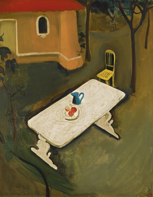 thunderstruck9:Amrita Sher-Gil (Indian, 1913-1941), Untitled (In the Garden), c.1938. Oil on canvas,