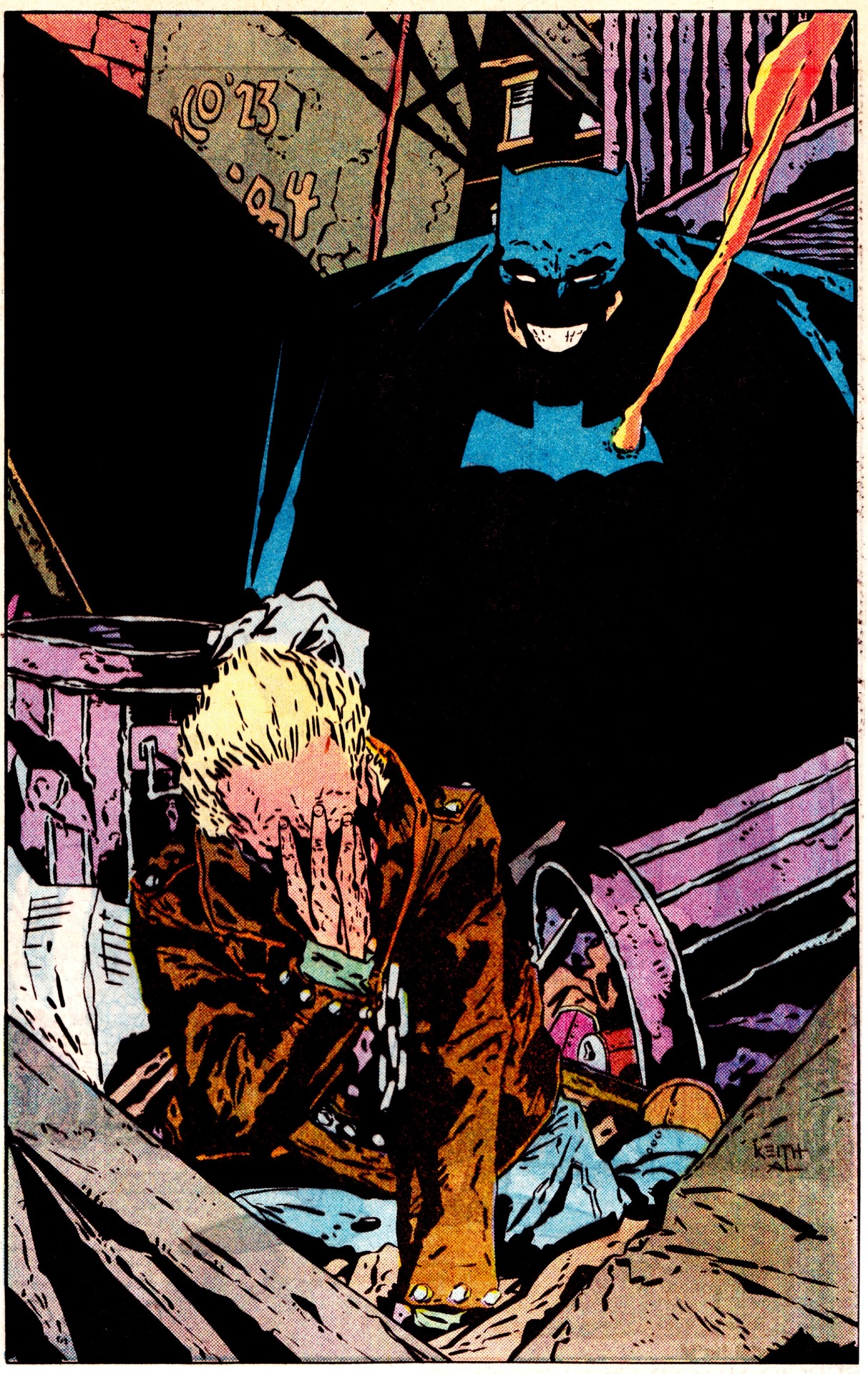 jthenr-comics-vault:  Batman Pin-Up by Keith Giffen &amp; Al GordonDETECTIVE