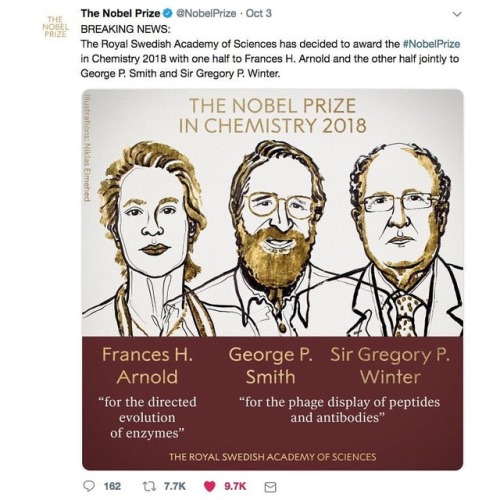 #ICYMI: The most curious, brilliant, and compassionate minds were awarded the #NobelPrize last week 