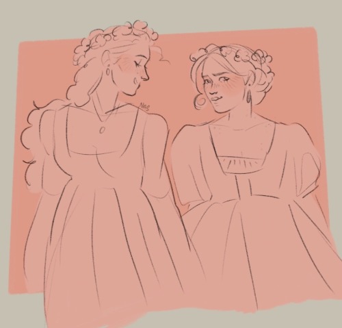 Old Marg & Sansa Sketch 💐