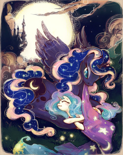 that-luna-blog:  Postcard by Chio-Kami  <3!