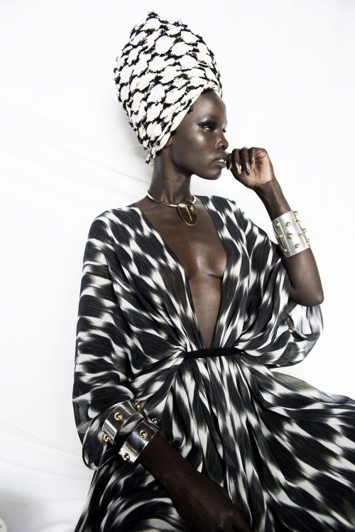 Visuals from Kenyan jewellery brand Adele Dejak featuring Shanelle Nyasiase