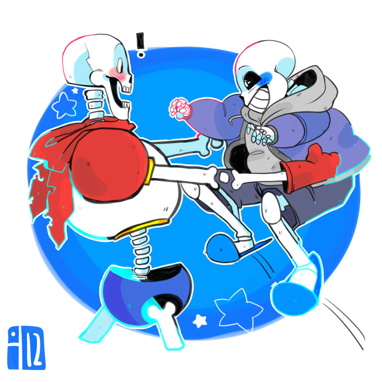 moofrog:  tuffibae:  ⭐Cute Skelebros⭐   THE CUTEST!! 