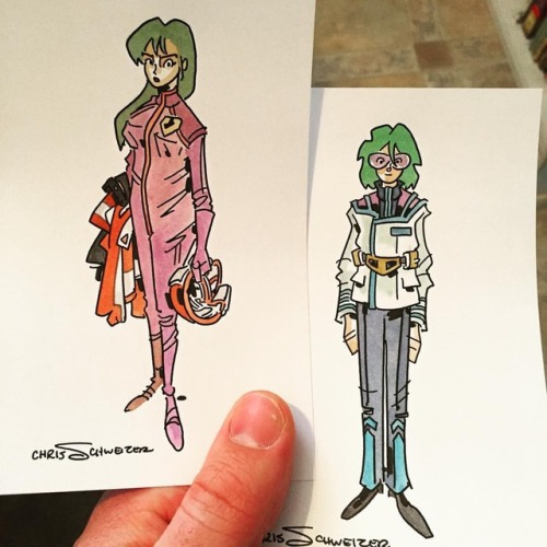 Couple of #Robotech commissions: #Miriya and #MaxSterling. #Macross