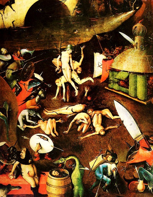 nataliakoptseva: 1490-1516 Hieronymus Bosch The Last Judgement Detail of the central panel 163x127, 