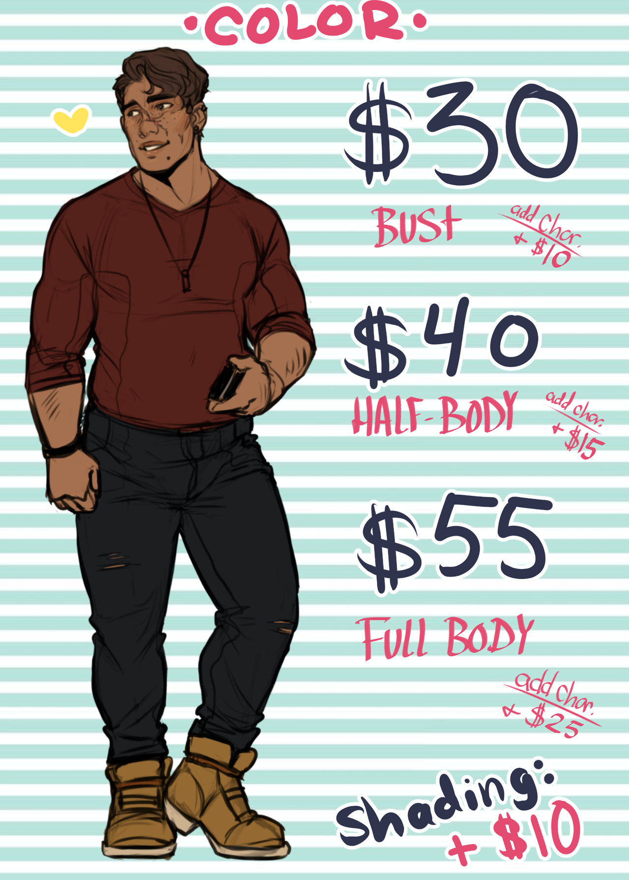aloeviera:  Eyyy guys I only have a couple sketch commissions to finish up, so I