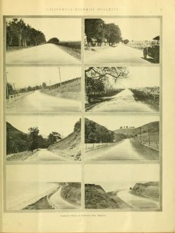 nemfrog:  Completed roads on California State Highway. California highway bulletin. 1912.