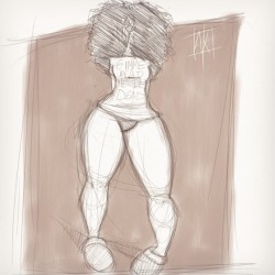 Axart:  U Knew I Had To Draw Her @Maliah_Michel Only A Matter Of Time #Axcomix #Maliahmichel