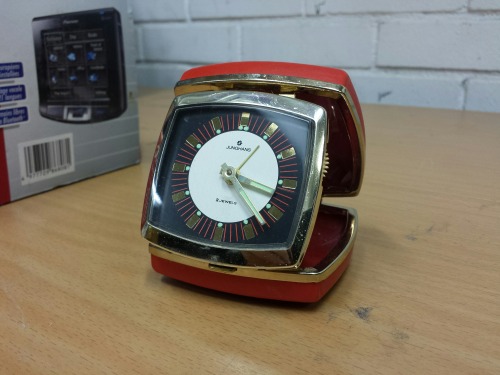 Junghans 2 Jewels Travel Alarm Clock, 1960s(?)