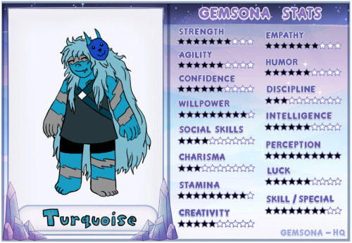 So everyone was making their Gemsona and with that new sheet that was going around I finally got the