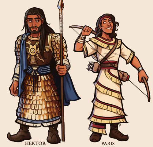chotomy:Part 2 of my Bronze Age Iliad designs: Trojan Boogaloo!there’s not nearly as much info onlin