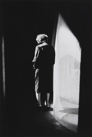 Edith Piaf before a performance at the Olympia music hall, 1961, Nicolas Tikhomiroff. Russian, born 
