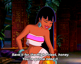 beyonceknowless:Maybe they should call this place “Chel Dorado.”— THE ROAD TO EL DORADO (2000)