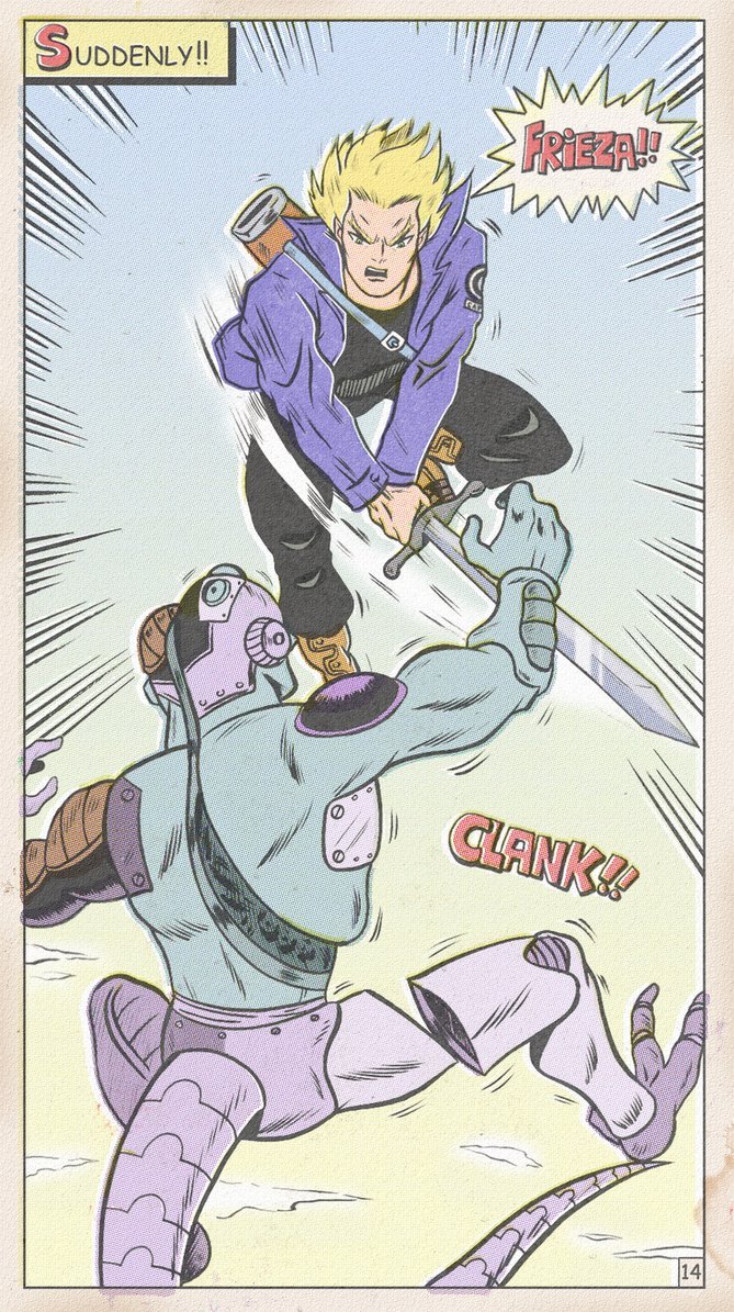 betaruga:  DBZ Silver Age Comic Tributes by kickass artist PaintMarvels!Posted with