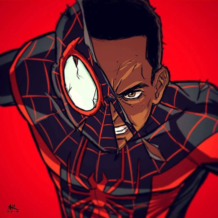 How to Draw Miles Morales Spider-Man - Really Easy Drawing Tutorial