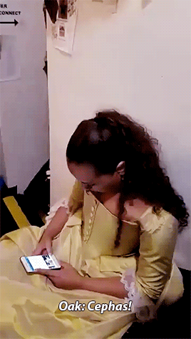 hamiltonsource: Oak wishes Jasmine a happy birthday on snapchat