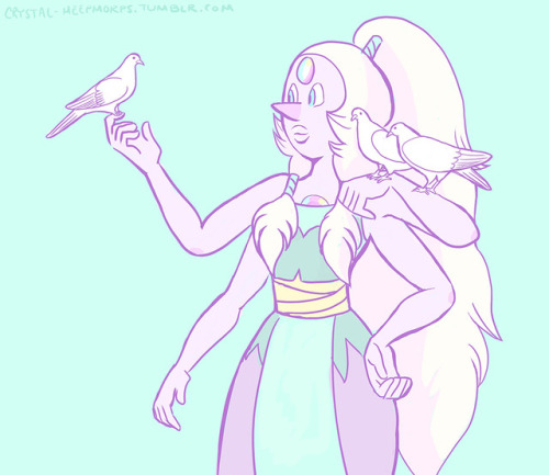 crystal-meepmorps:  Pearlmethyst week day 7: #HopalForOpal @annadesu 