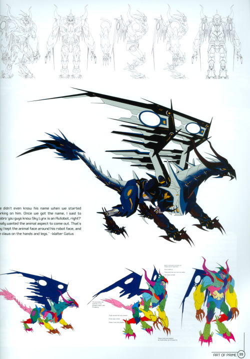 pharaoh-doll: Predaking, Darksteel, and Sky Lynx Transformers: Art Of Prime IDW Publishing, 2013 *Pl