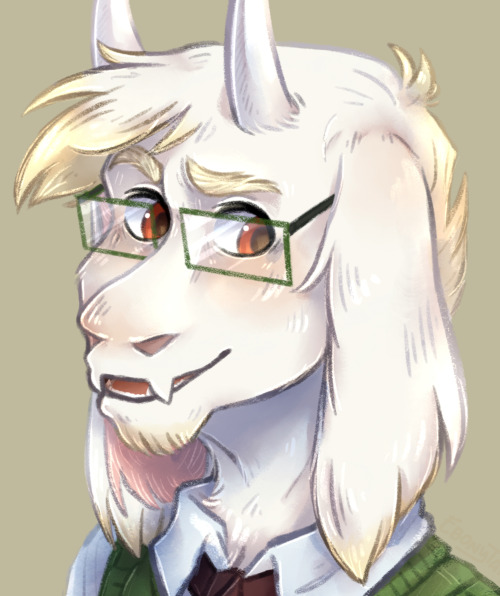 Heeme! Asriel DeltaruneI never did a rendered drawing of him yet so I decided that would Change(plea