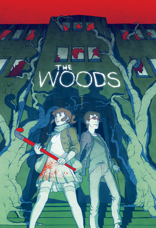 I did a variant cover for Boom&rsquo;s new series, The Woods by  James Tynion IV &