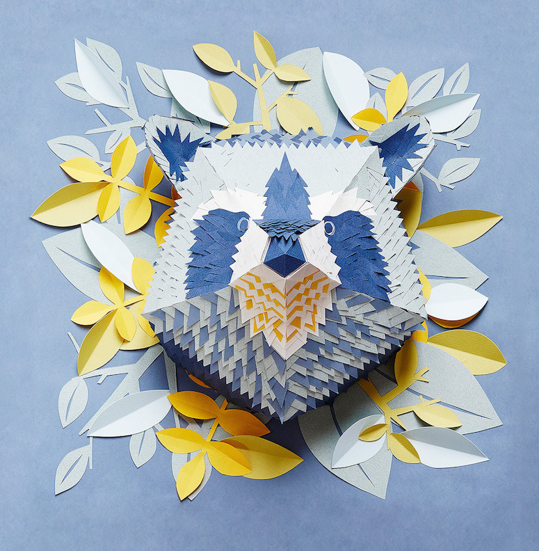brwnpaperbag:Paper animal masks by Mlle Hipolyte. 
