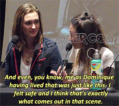 wayhaughtshipper:Kat: “I know one of my favorite scenes from this season was actually the scene, the “sorry” scene, where all the sorry balloons…and you’re like sitting on my lap.” (x)