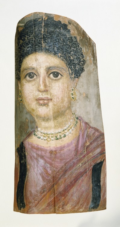 Gals of the Getty collection through the ages. Head of a Girl, about 300 B.C., UnknownMummy Portrait