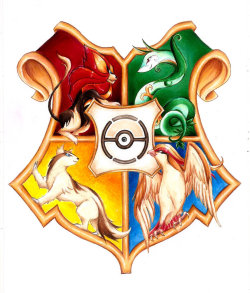 pokemonpalooza:  Pokemon Hogwarts Shield by ~RoCkBaT