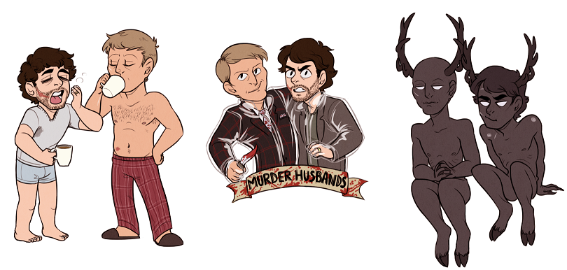 deshmond:  Tiny Hannigrams for Valentine’s Day!! Bonus: 