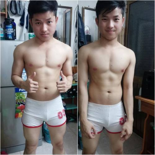 bravenguyen:  choikhongiu:  duycute113:  manjam1981:  traidepquanhta:  Gym boy Tiến - Part 1Chưa biết thẳng hay cong mà nhìn tướng đúng chuẩn bot luôn  be nay bot quan 2, lt roi hang thi ok ma o ngoai lùn lam hay di lam cong qua trong
