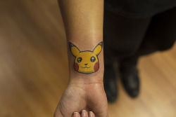 momo-photo:  Pika Pika! Tattoo By: Cory Cartwright of Now or Never tattoo studio. &lt;3&lt;3&lt;3!