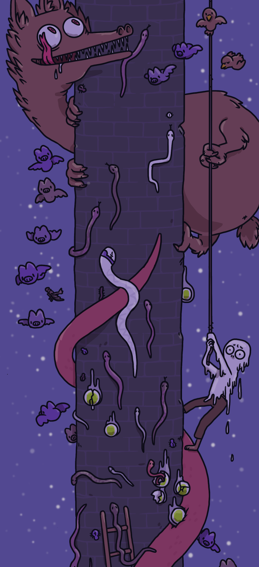 Just In Time For A Spooky Drawing I Work On This Project Over On Twitch If You Wanna Make Suggestions