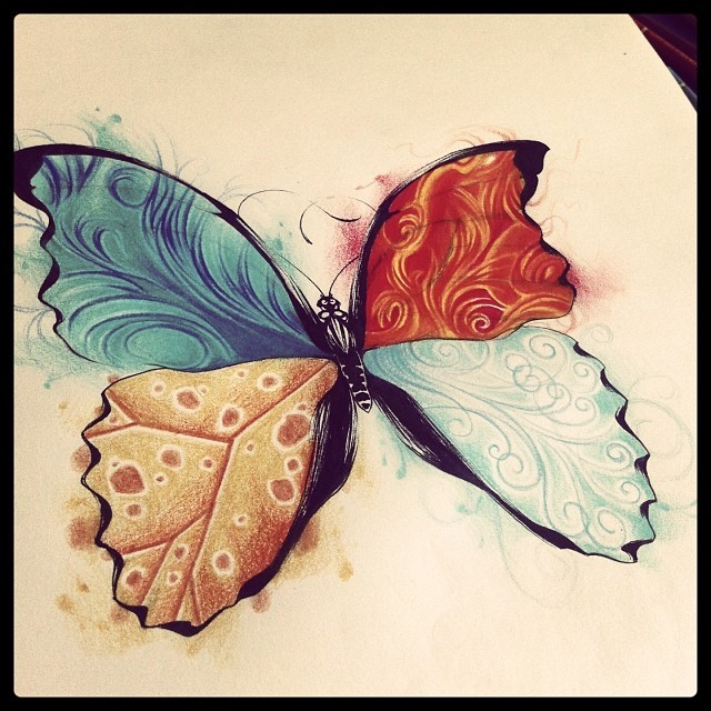  Untitled — La mariposa de los cuatro elementos, aún no se...