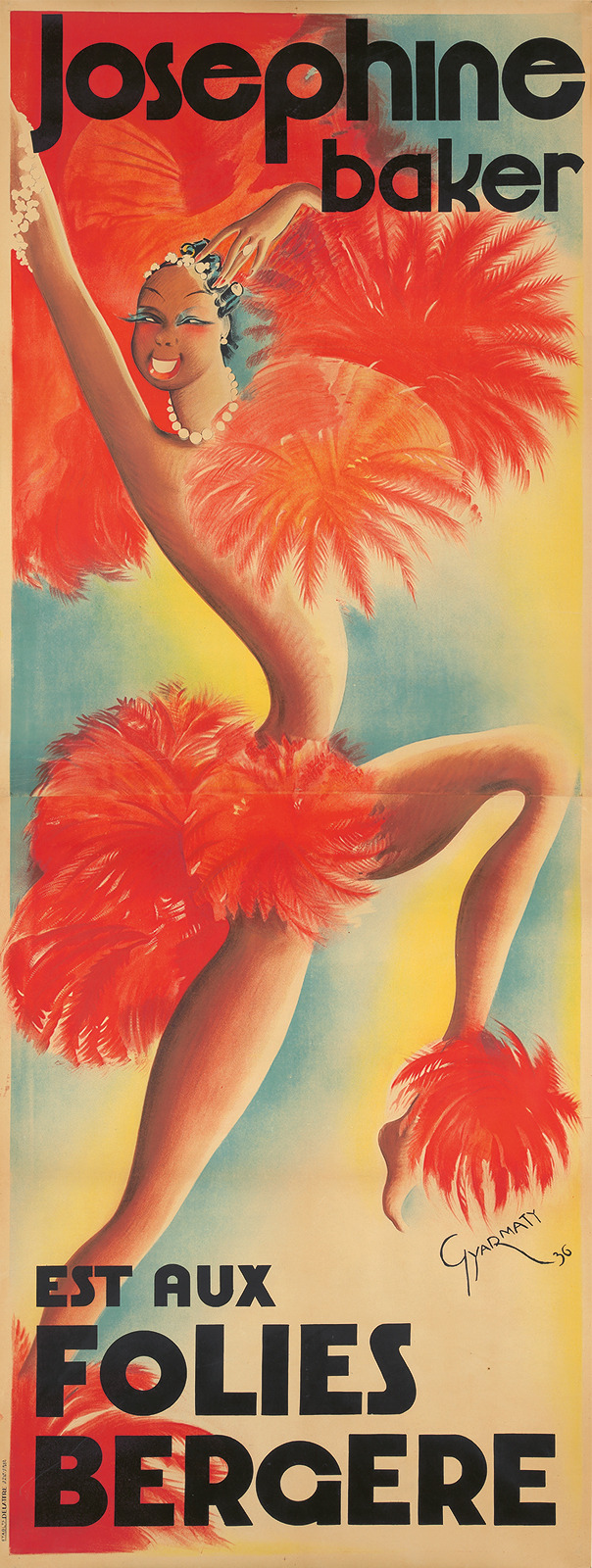 Rennert's Gallery — Josephine Baker / Folies Bergère. 1936. Michel...