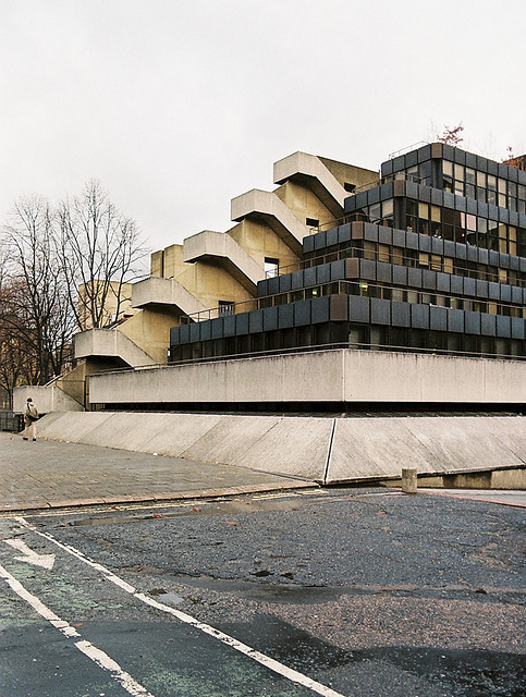 The Spine, Bedford Way, London University, Denys Lasdun, 1970-76