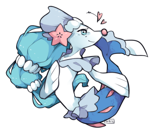 wrxember:primarina! cleaned up an old drawing