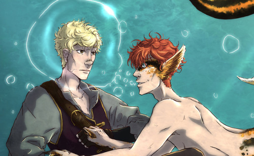 gluupor: jojen-hewitt: A Mermaid AU for @gluupor​ for the @aftgexchange​ !! :D  You had so many temp