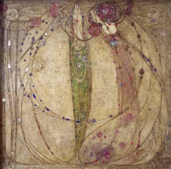 hoodoothatvoodoo:  Margaret MacDonald ‘The White Rose and the Red Rose’ 1902 