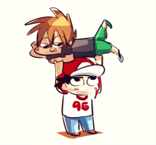 thatdoodlebug: red puts up with silly bf 