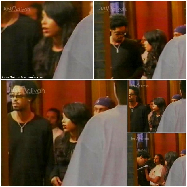 Came To Give Love — Aaliyah & her stylist Derek Lee backstage of Regis...