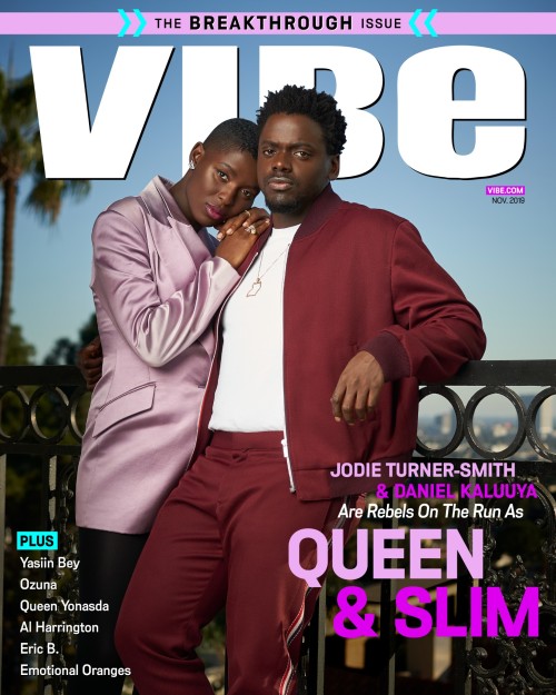 Queen & Slim’s Jodie Turner-Smith & Daniel Kaluuya for Vibe MagazinePhotography by Peter Dok