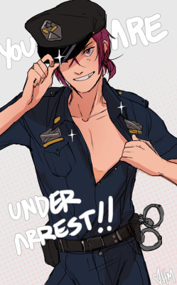 ~Stripper Cop Rin Matsuoka, the main character of Free~ 