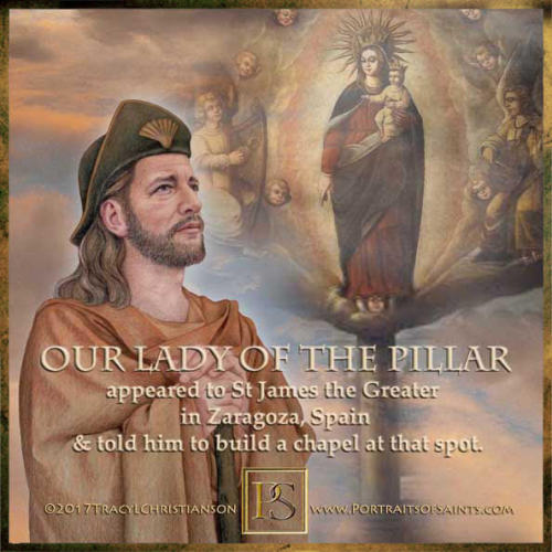 portraitsofsaints: Our Lady of the PillarOur Lady of the Pillar is the title given to Our Lady (livi