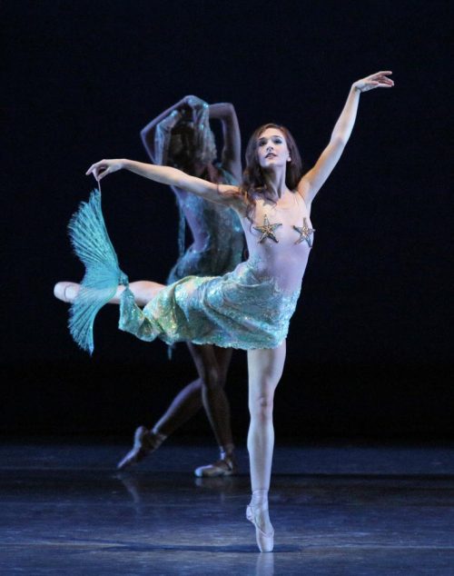 haruchonns:Lauren Lovette as the Mermaid in Wheeldon’s Carnival of the Animals.