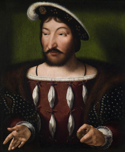 slam-european: King Francis I of France, French, c.1538, Saint Louis Art Museum: European Art to 180