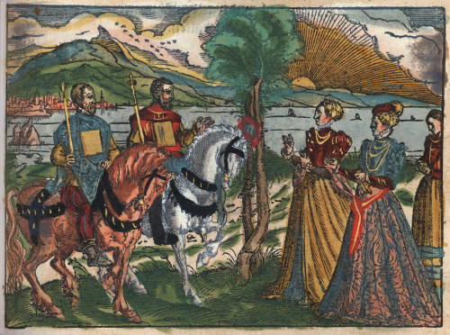 Illustration from the German Rüxner Turnierbuch, 1578-79