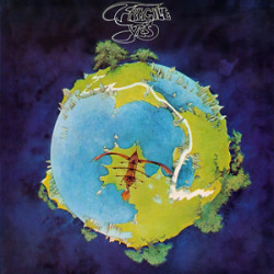 soulsbillowing:Yes’ 1971 Fragile album artwork by Roger Dean. Front cover, back cover, and additional paintings from the same narrative.